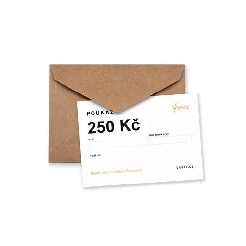 Vasky dárkový poukaz 250 Kč