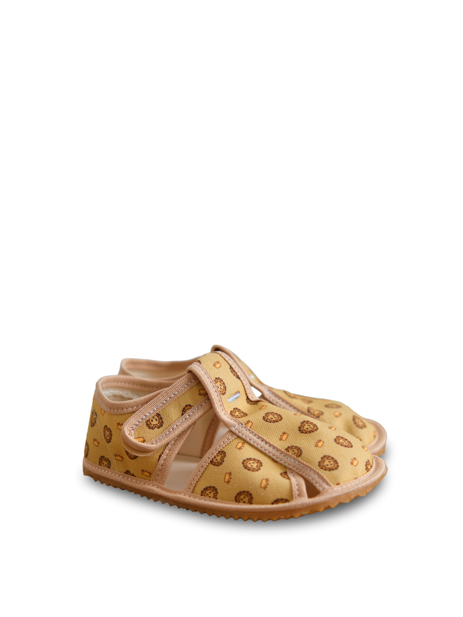 Dětské barefoot papučky Happy se lvíčky