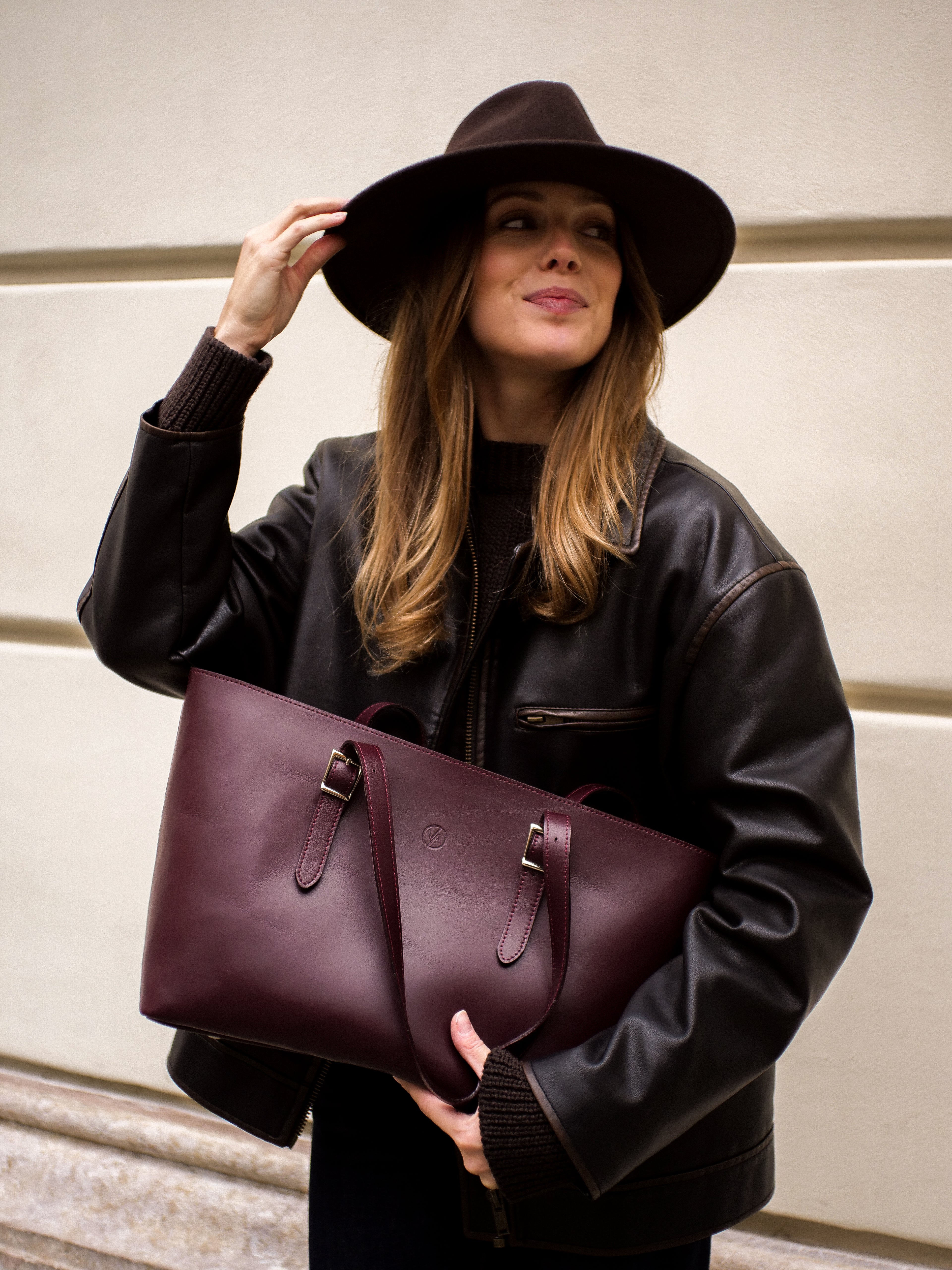 Kabelka Lisa Bordeaux