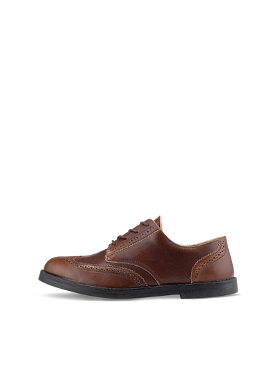 Brogue Low Dark Brown Black