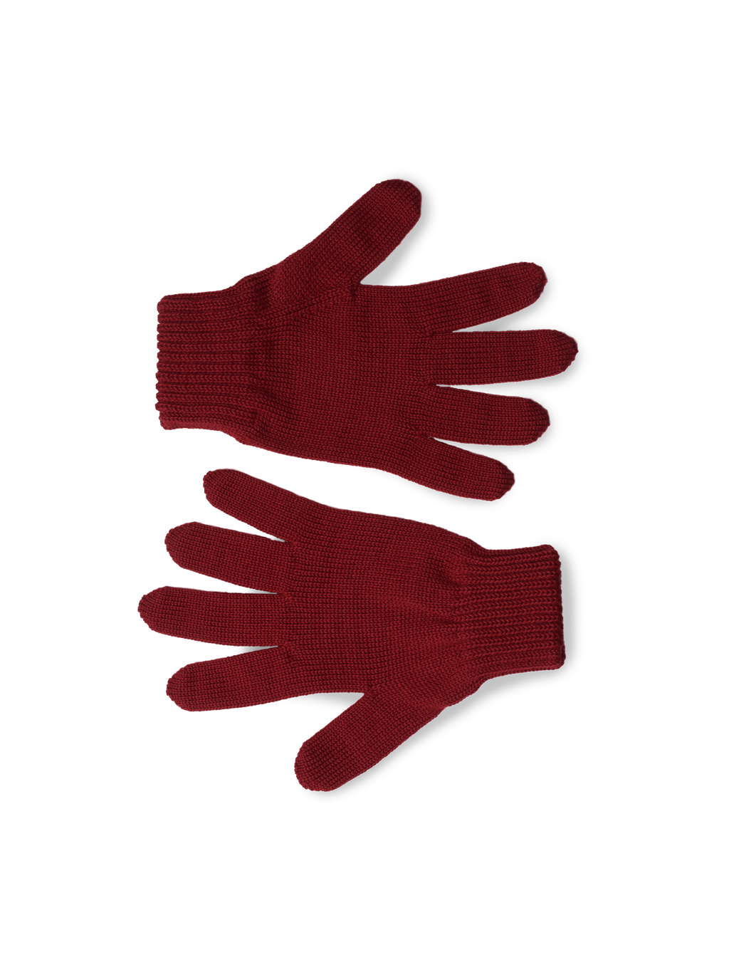 Vlněné Rukavice Merino Red