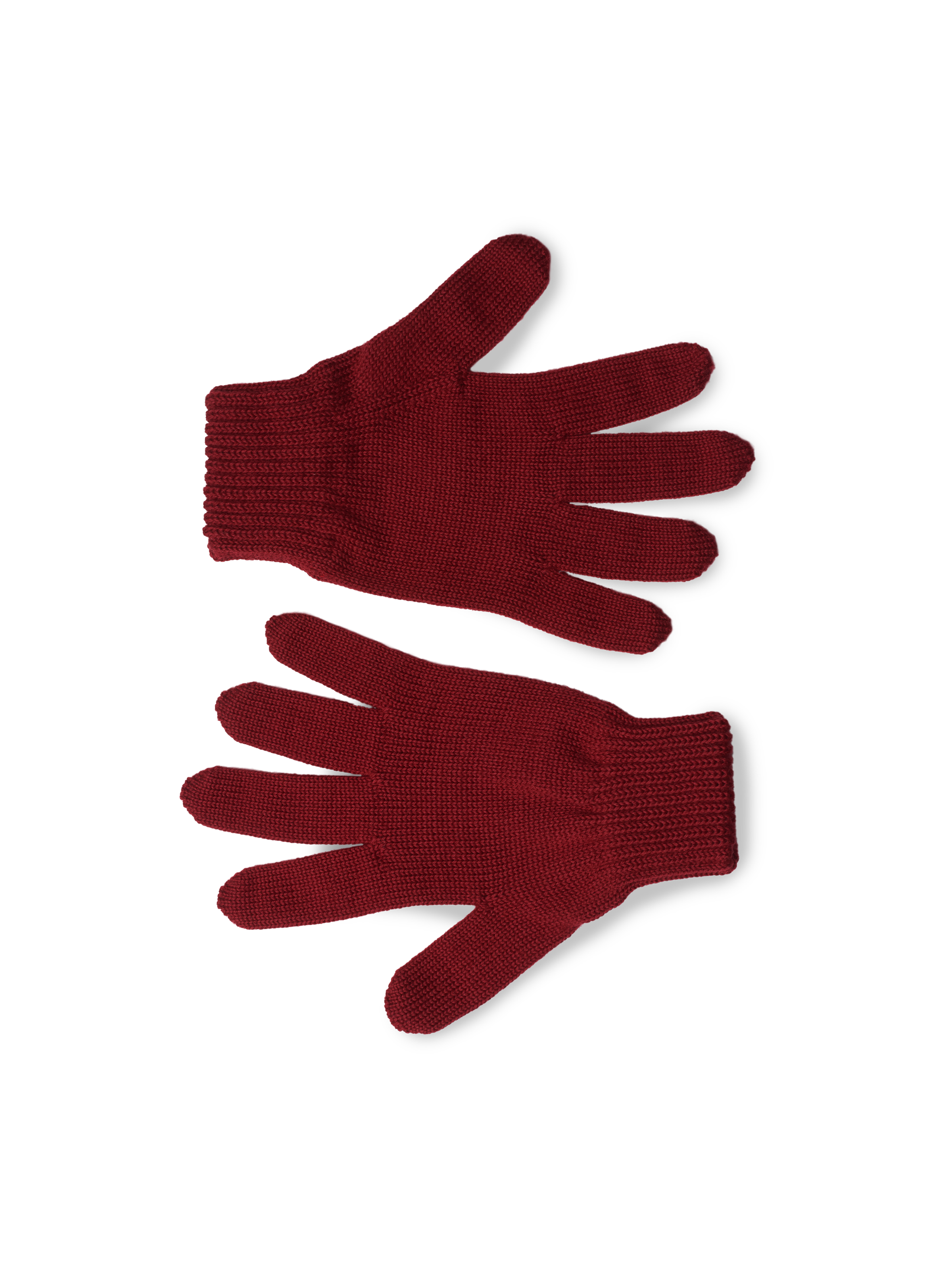 Vlněné Rukavice Merino Red