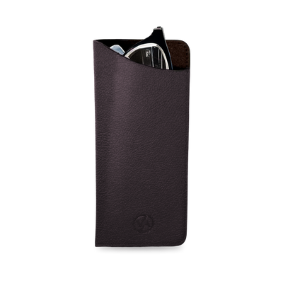 Kožený obal na brýle Lenon Dark Brown